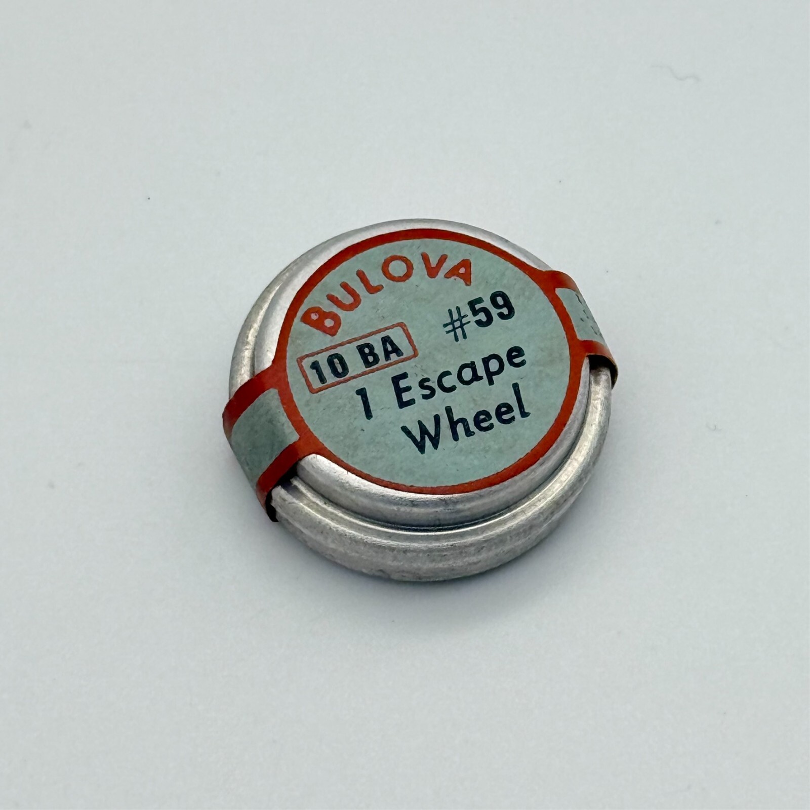 NOS Genuine BULOVA Standardized Caliber 10BA Part Number 59, 1 Escape Wheel