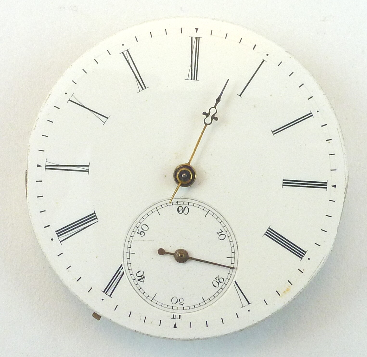 Huguenin Brothers Complete Running Pocket Watch Movement – Parts Repair