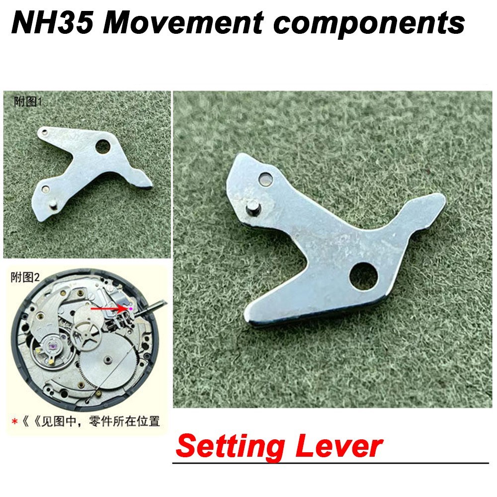 NH35/36 movement parts-Balance Cock-Center Wheel -Balance Wheel-Mainspring