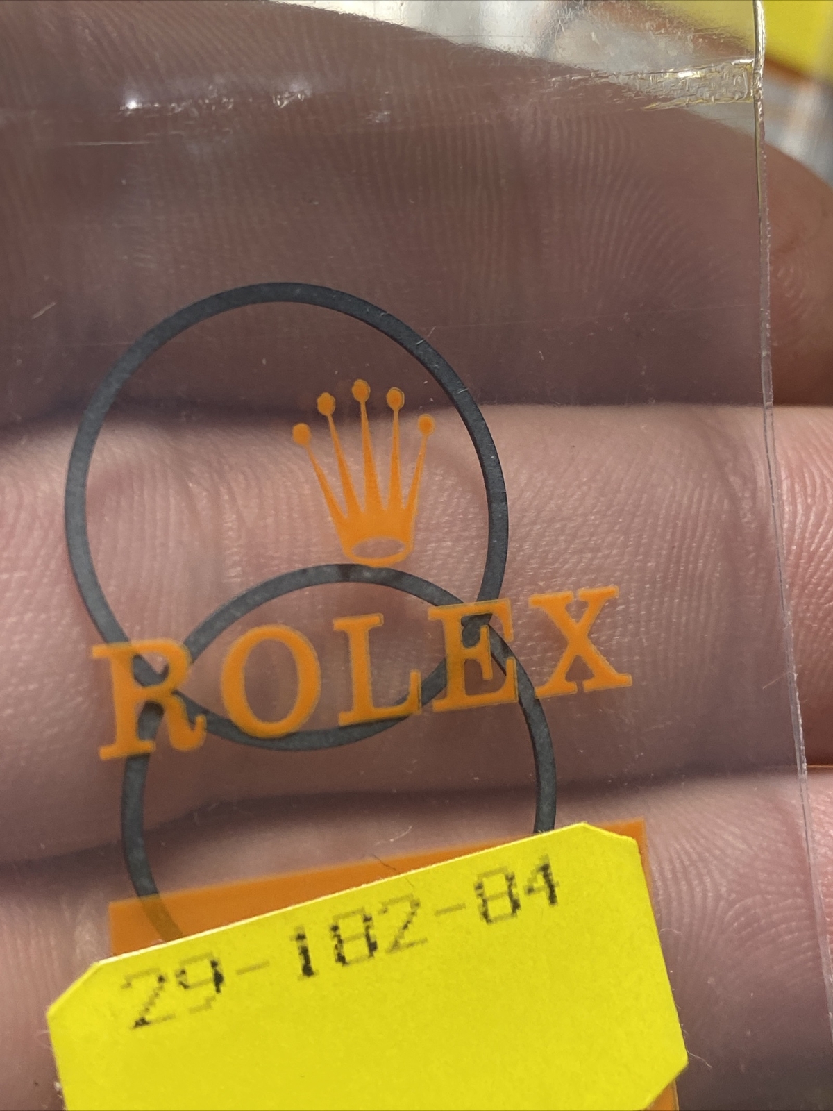 TWO Genuine Sealed Rolex Gaskets 29-182-84 For Case Back O Ring NOS NIP