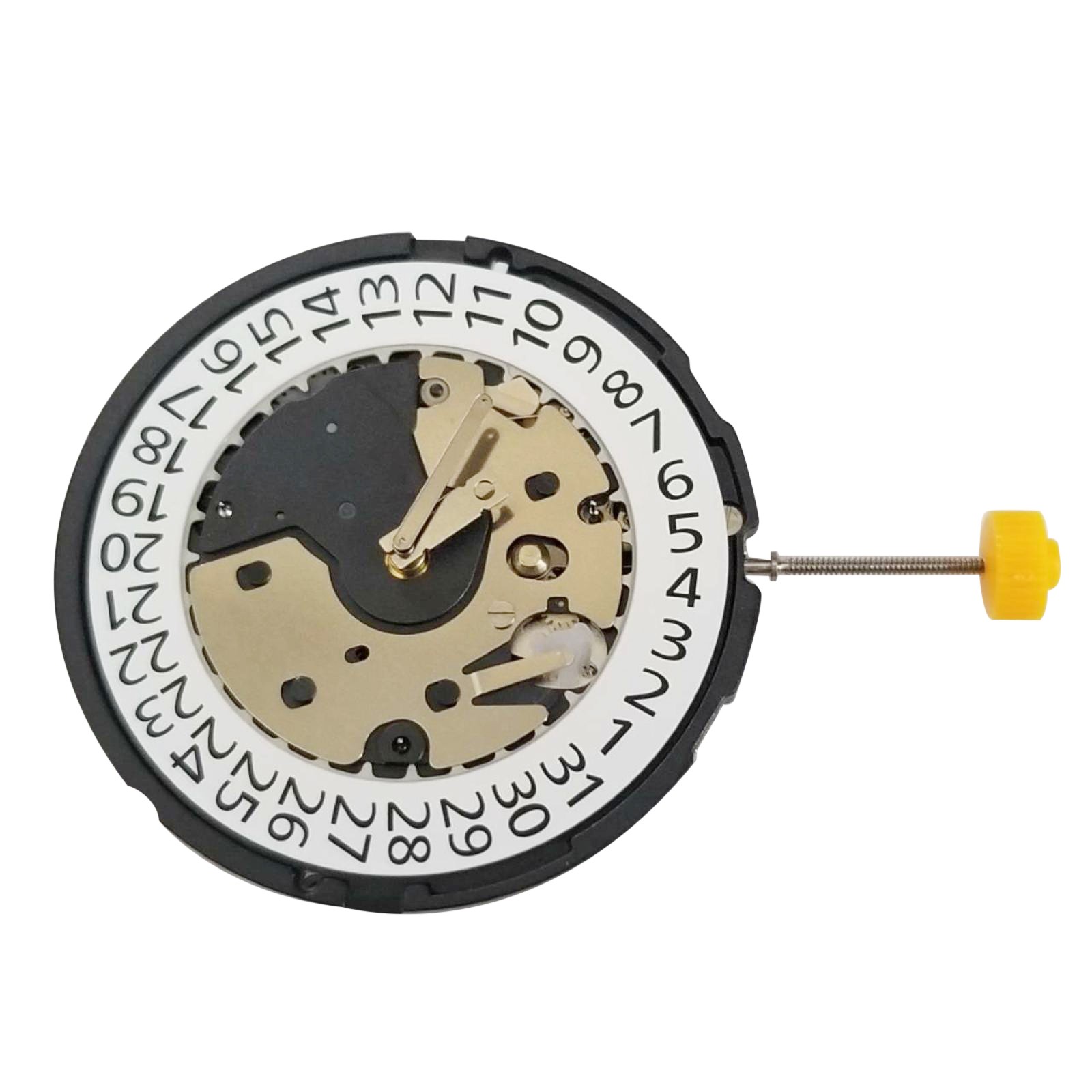 Date @ 4 SP84 Stem Watch Quartz Movement Replacement Parts For Swiss Ronda Z60 C