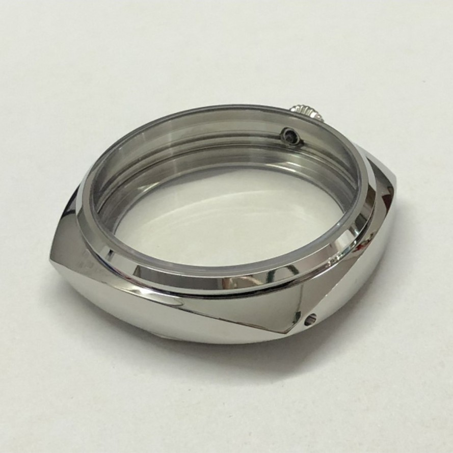 47mm 316L Steel Watch Case For ETA6497 6498 Seagull ST3600 3621 Watch Movement J