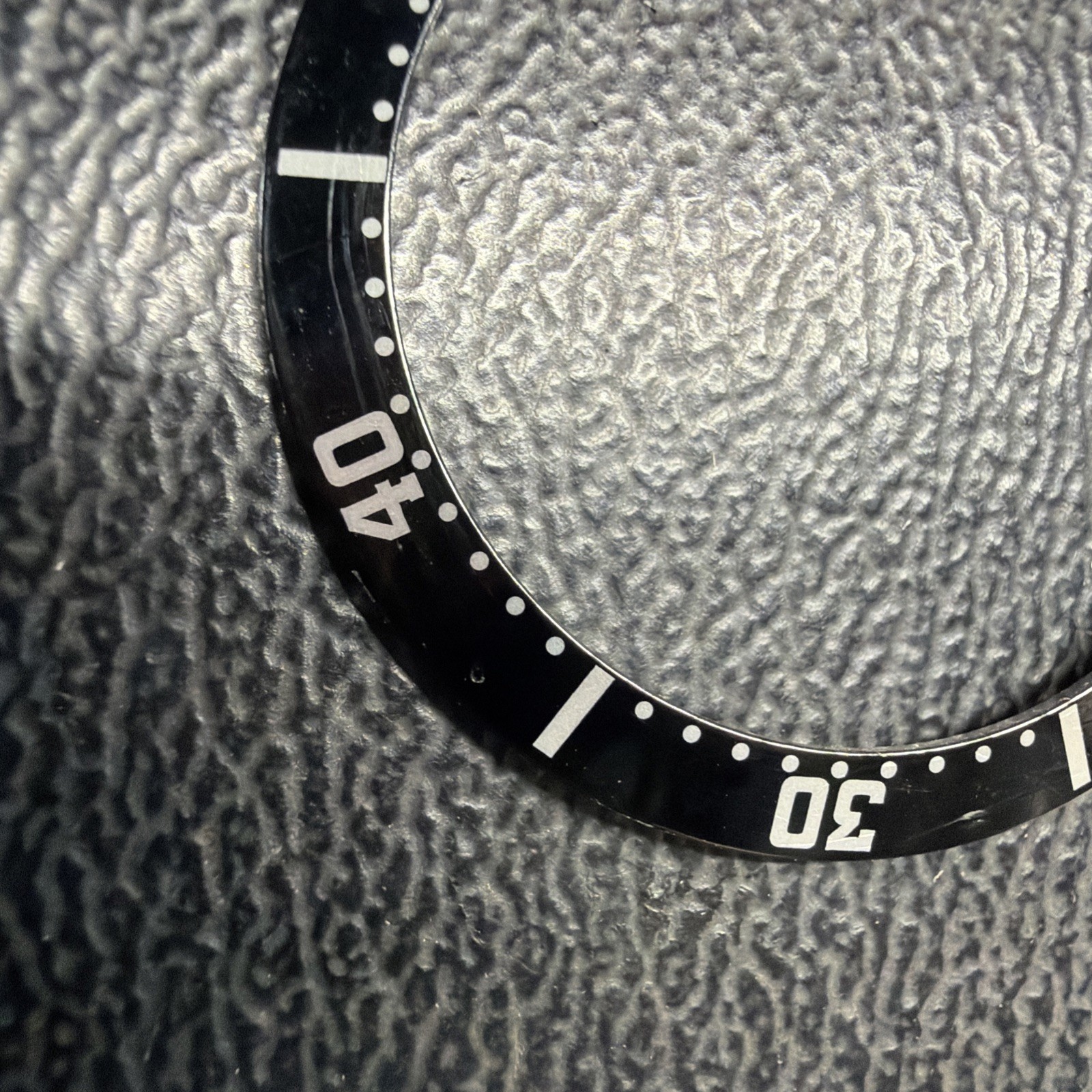 Omega, Factory, Used Seamaster Pro 300 Black/silver Bezel Insert
