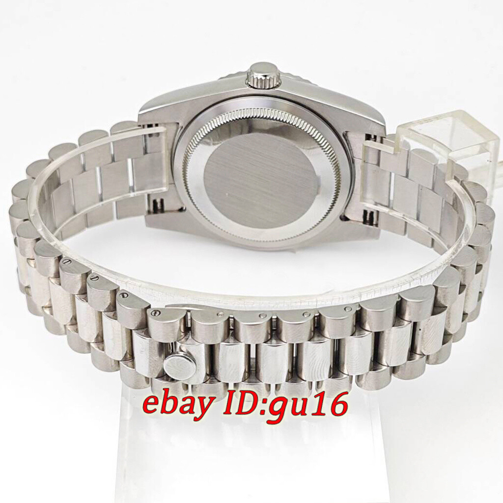 38mm Fit NH35 NH36 ETA 2824/2836 Miyota DG2813 3804 President strap