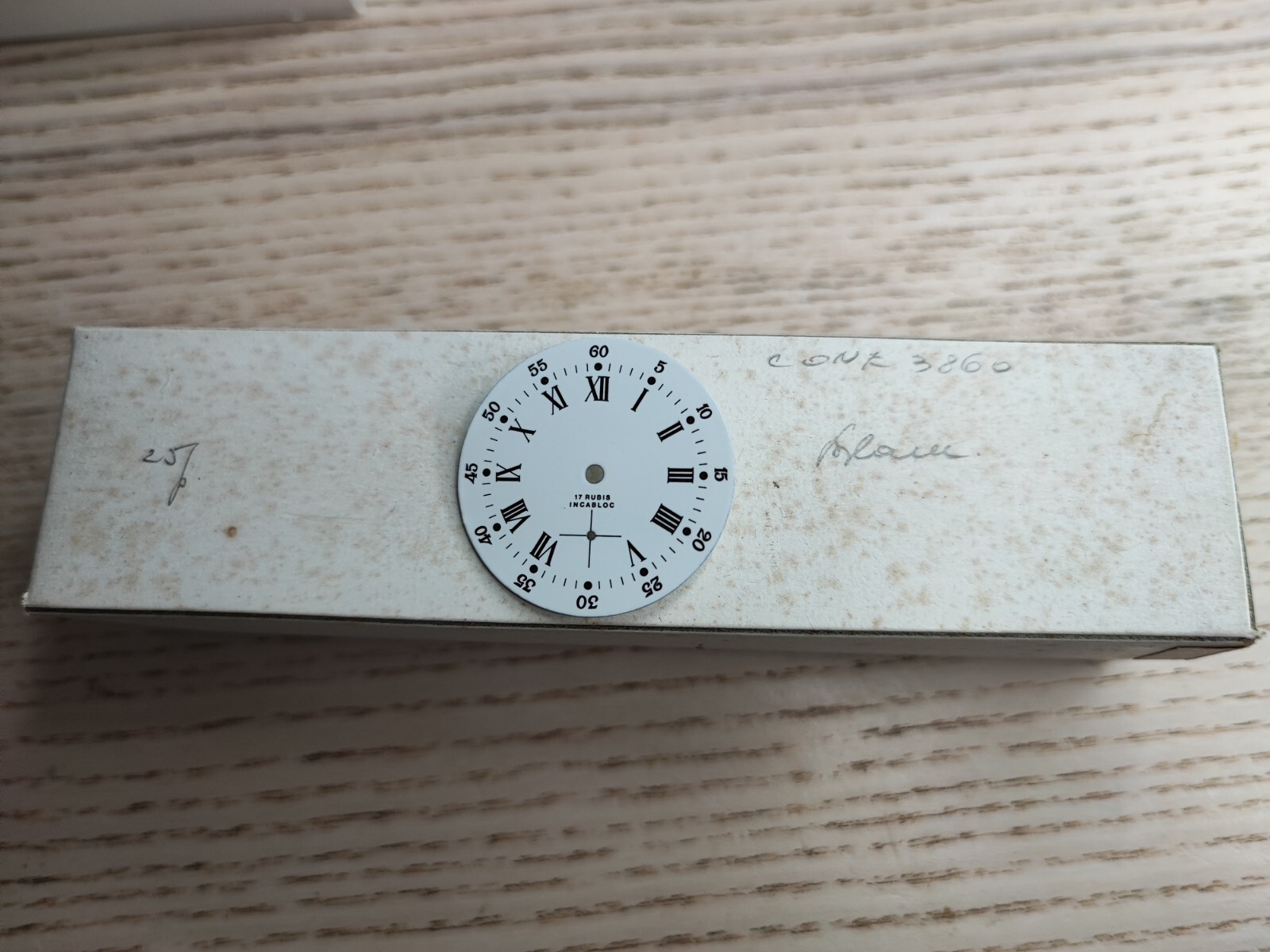 Watch Dial White color 29.5 mm 24 dials