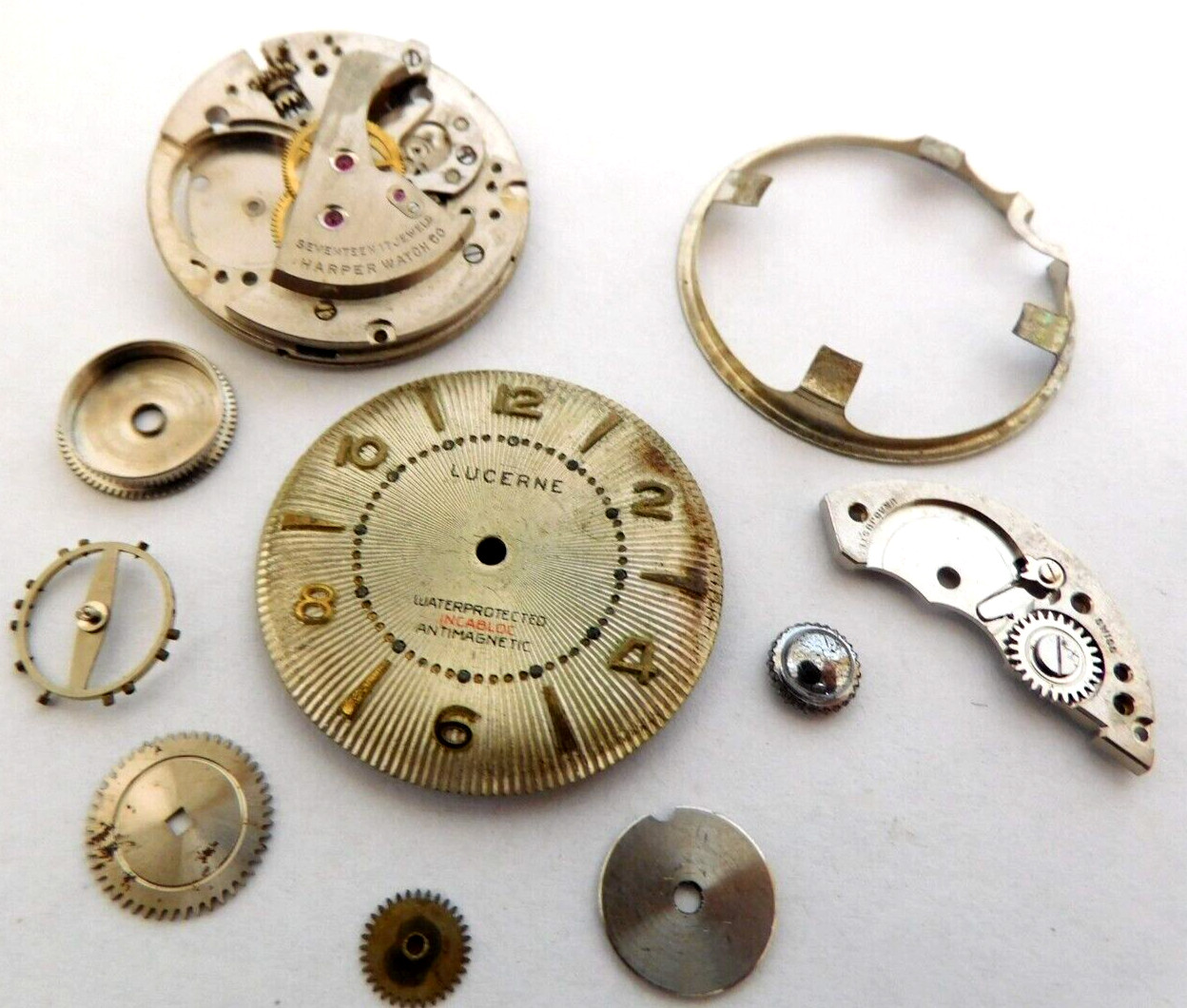 AS 1187 MISCELANEOS FOR PARTS or REPAIR. 17 JEWELS USED