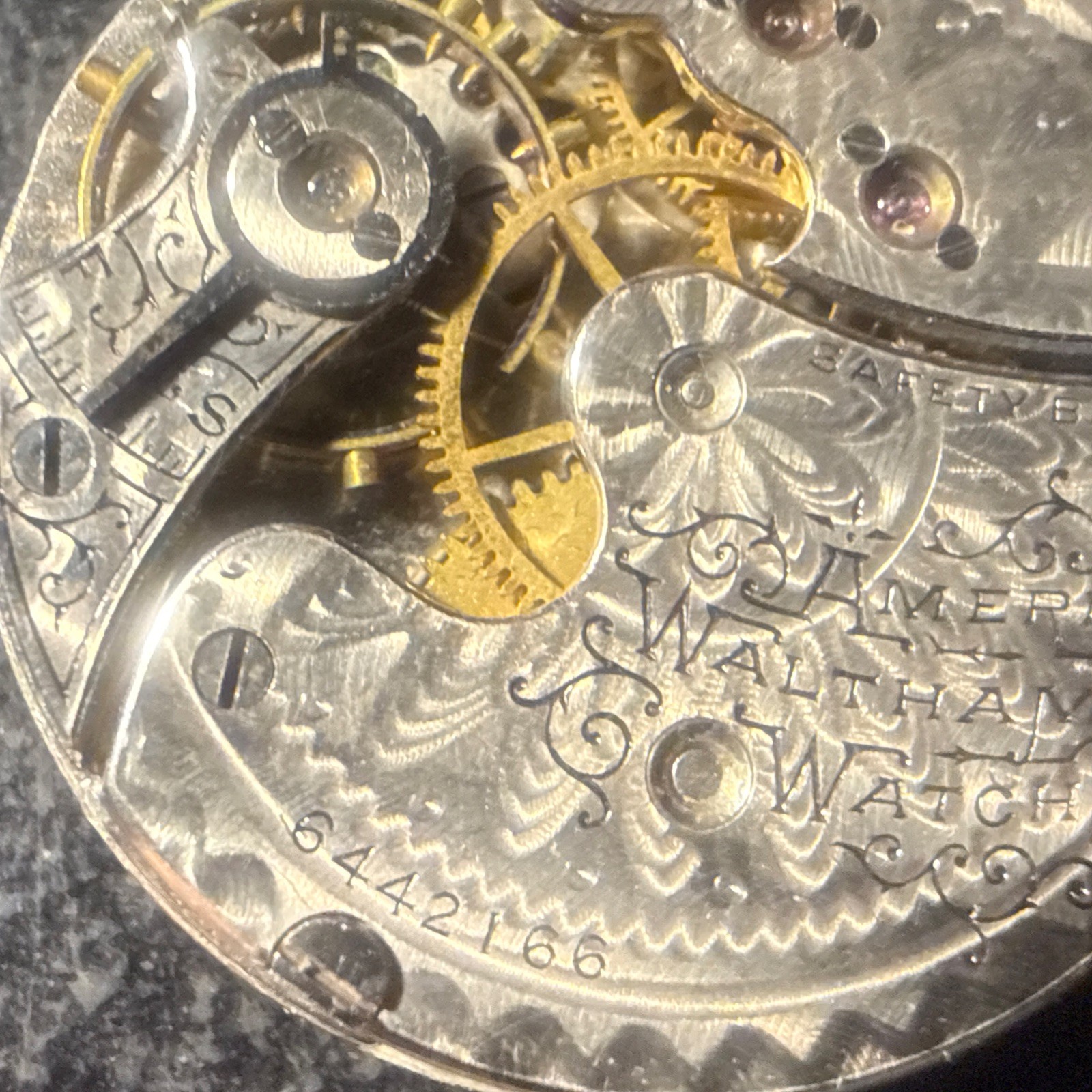 1893 Waltham Model 1891 Grade 64 Movement And Dial Parts Or Repair ⏱️