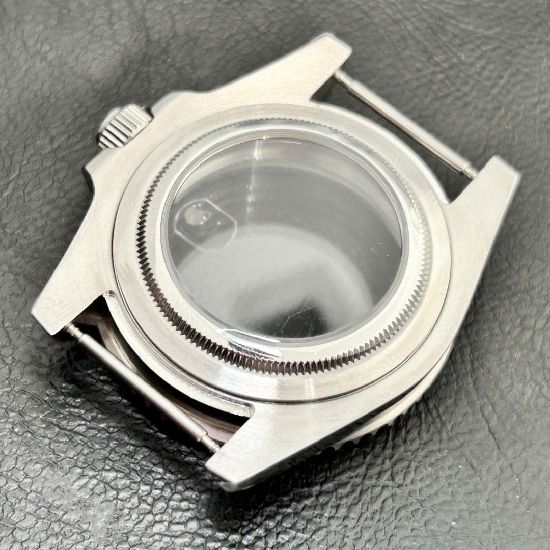 40mm White Watch Cases Stainless Steel Fit Nh35 Nh34 38 Movement 28.5mm Dial Mod