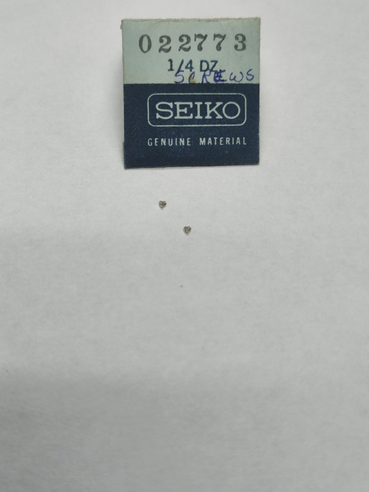 Genuine NOS Seiko 022773 Screws for Oscillating Weight for Seiko 6106A, 6119A