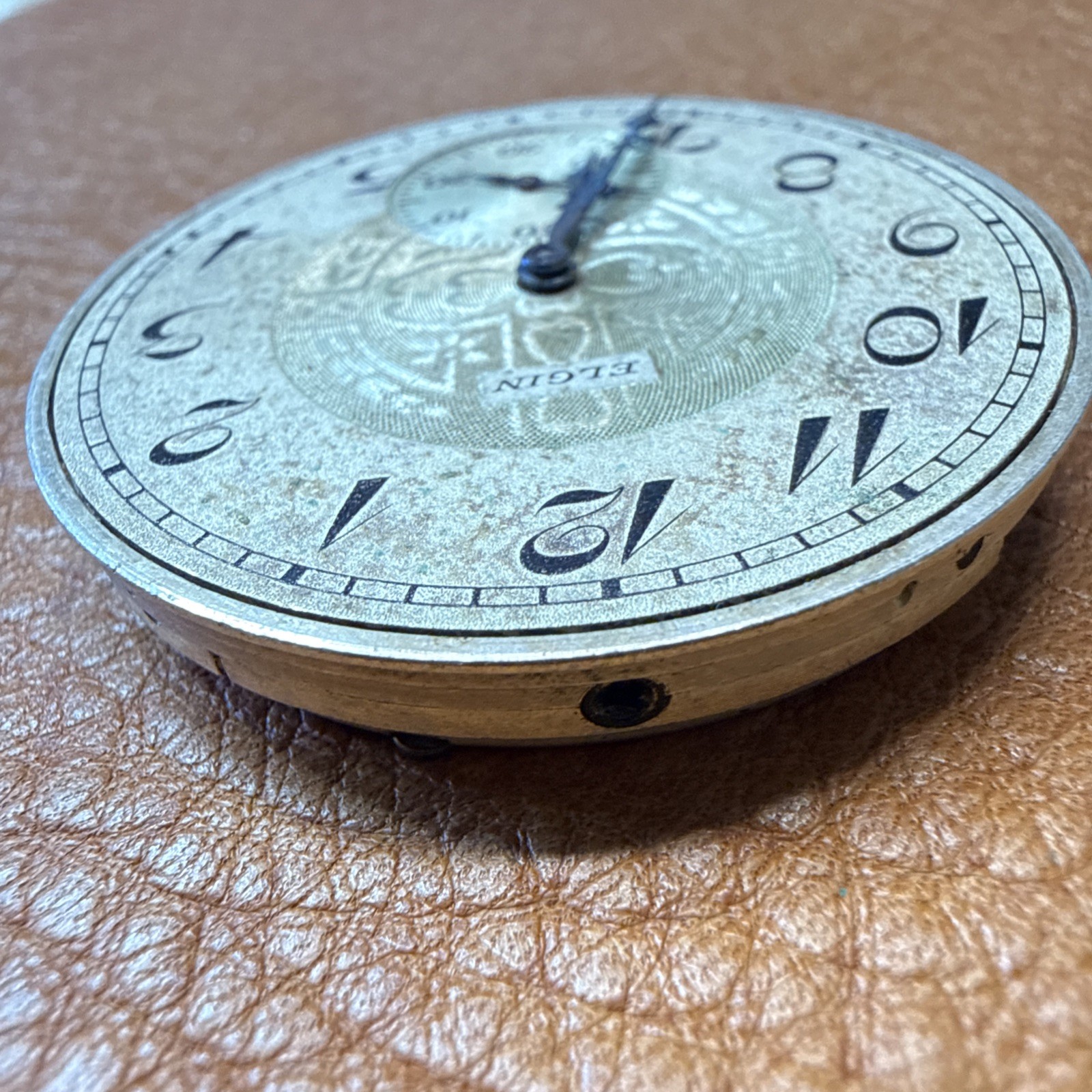 1920’s Elgin Grade 315 15 J Pocket Watch Movement For Repair Or Parts