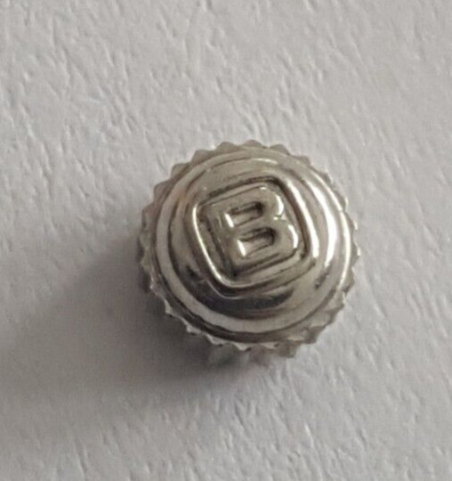 Benrus Water Resistant Steel Crown