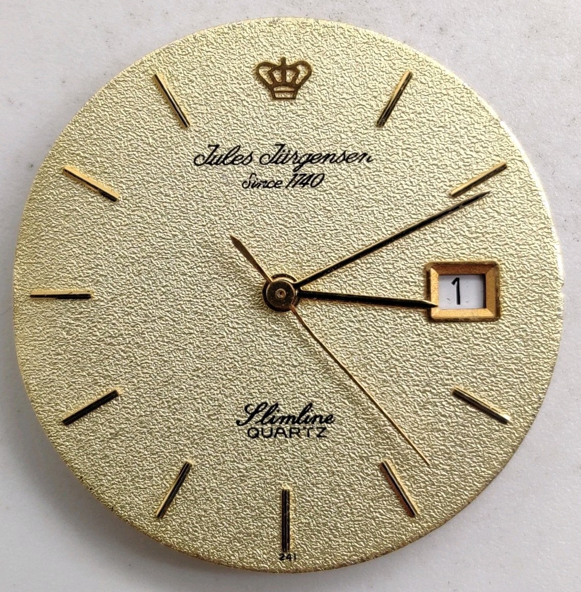 Vintage PUW Cal. 240N-243N Swiss quartz watch movement Works