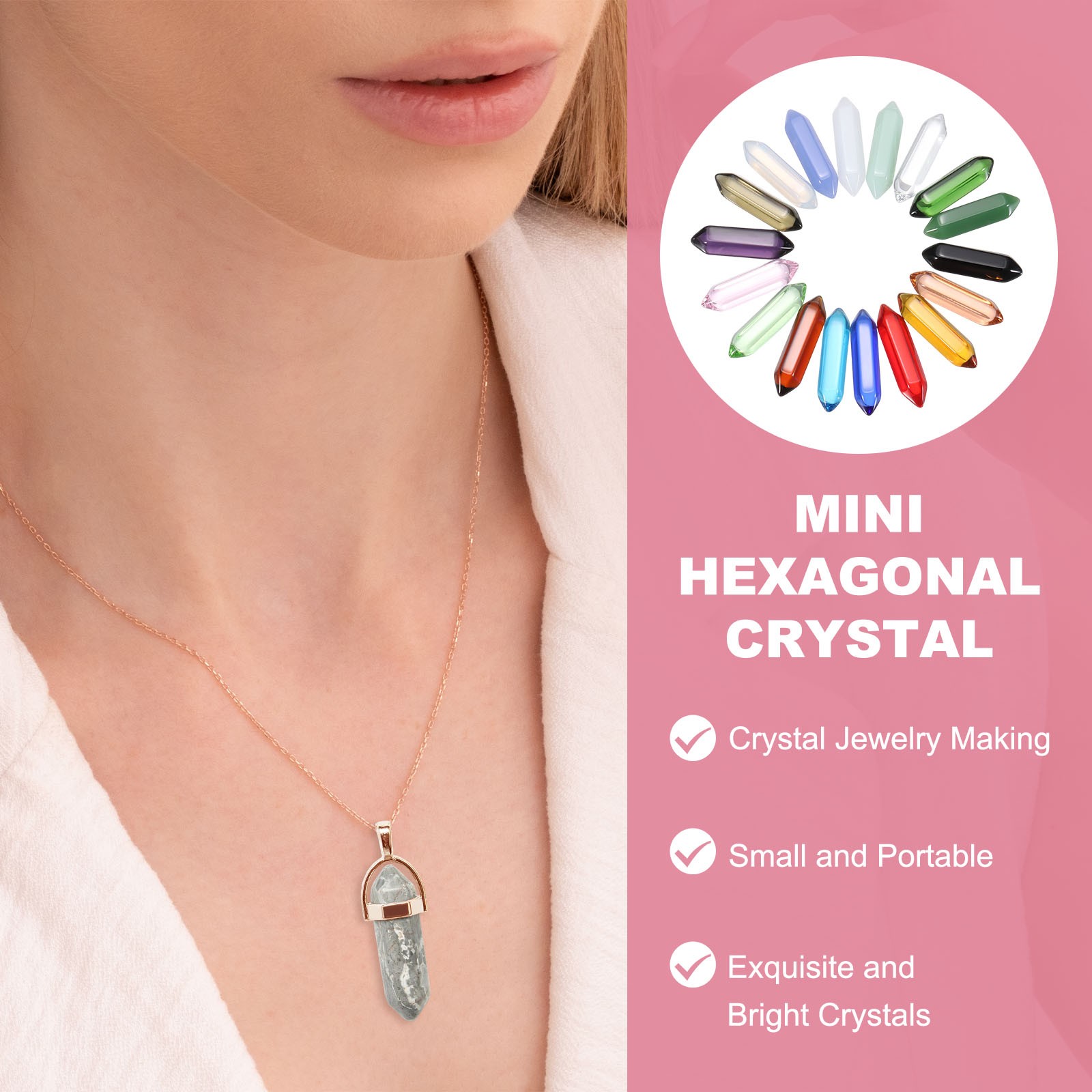 10 Pack Dark Green Jade Quartz Crystals Polished Crystals Bulk
