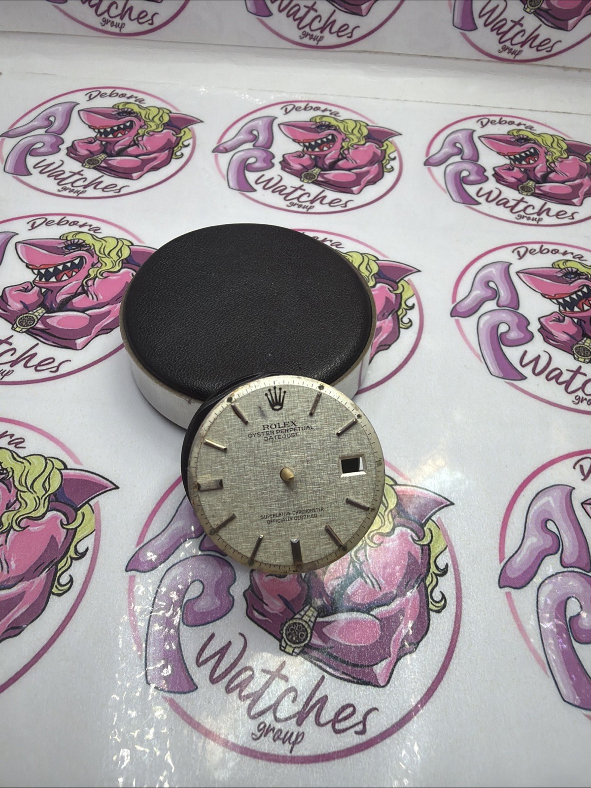Rolex Dial Dial DATEJUST 1601 1603 Cal. 1570 GENUINE LINEN
