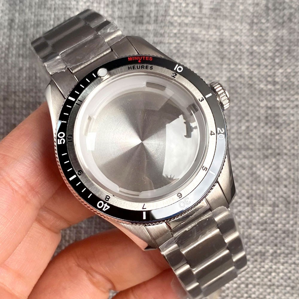 40mm 20ATM Waterproof Dive Watch Case Fit NH35 NH36 ETA2824 PT5000 SW200 Dial