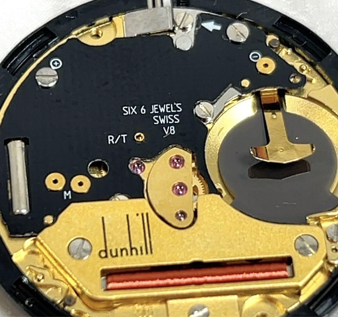 Dunhill Quartz Movement Dial Swiss Made Diamond Face Junk 32mm Parts Repair