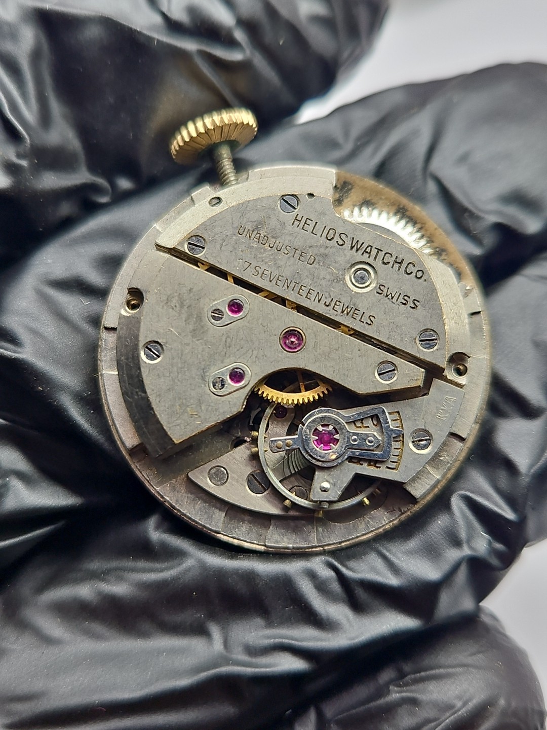 Helios 17j Watch Movement Parts/Repair (R3)