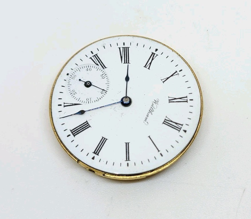 1899 Waltham Model 1891 Grade Seaside 15J 0s Pocket Watch Movement For Repair