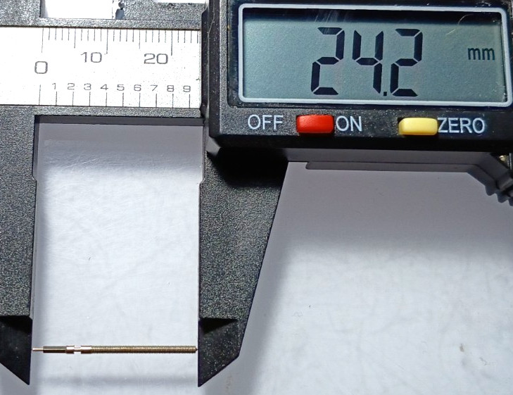 Le Phare 17 Ligne Pocket Watch Stem Tap 11 -Sq. size= 0.6mm watch part “2” stems