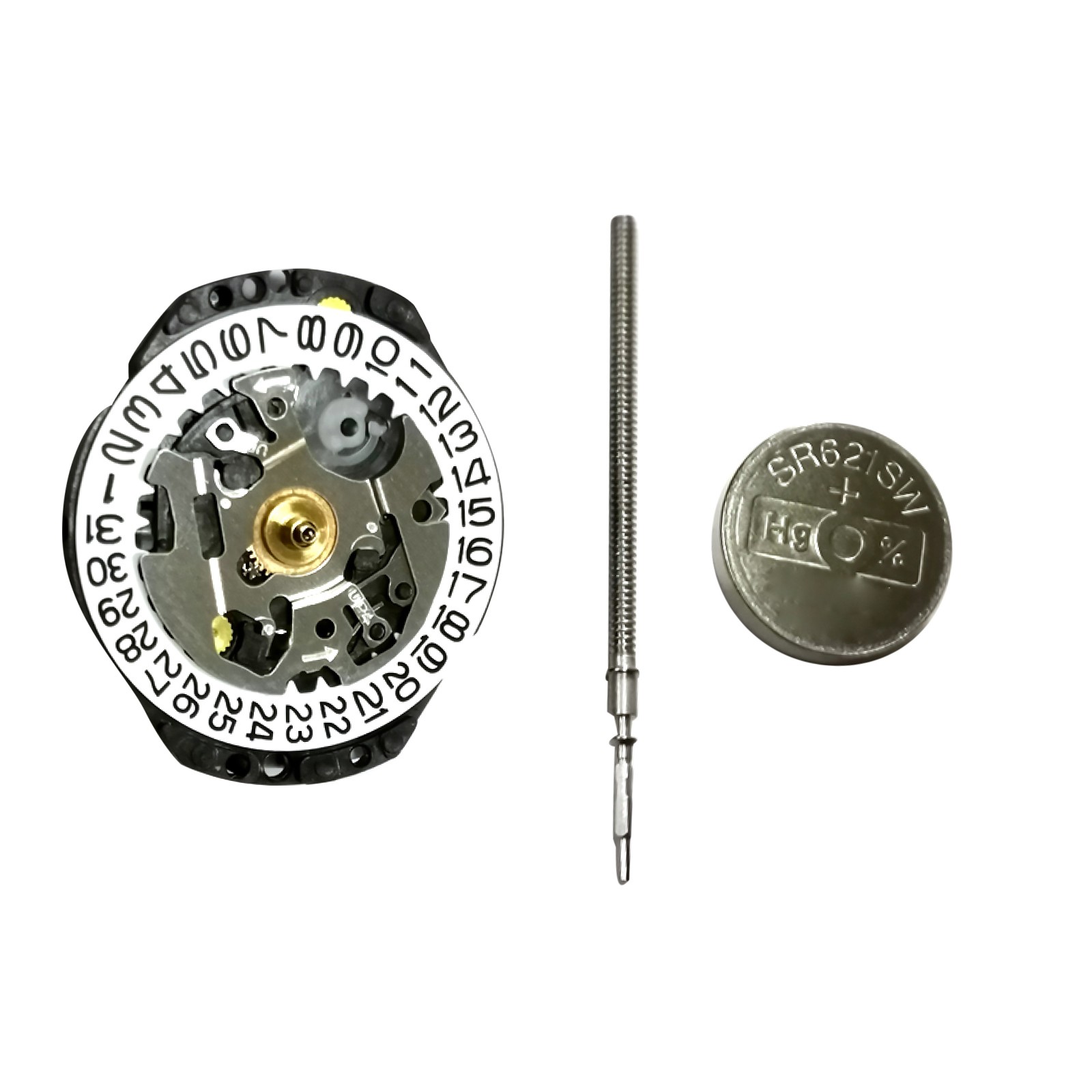 3-Hands Quartz Watch Movement Date at 3 For Japan VX82 VX82E Repair Accessory