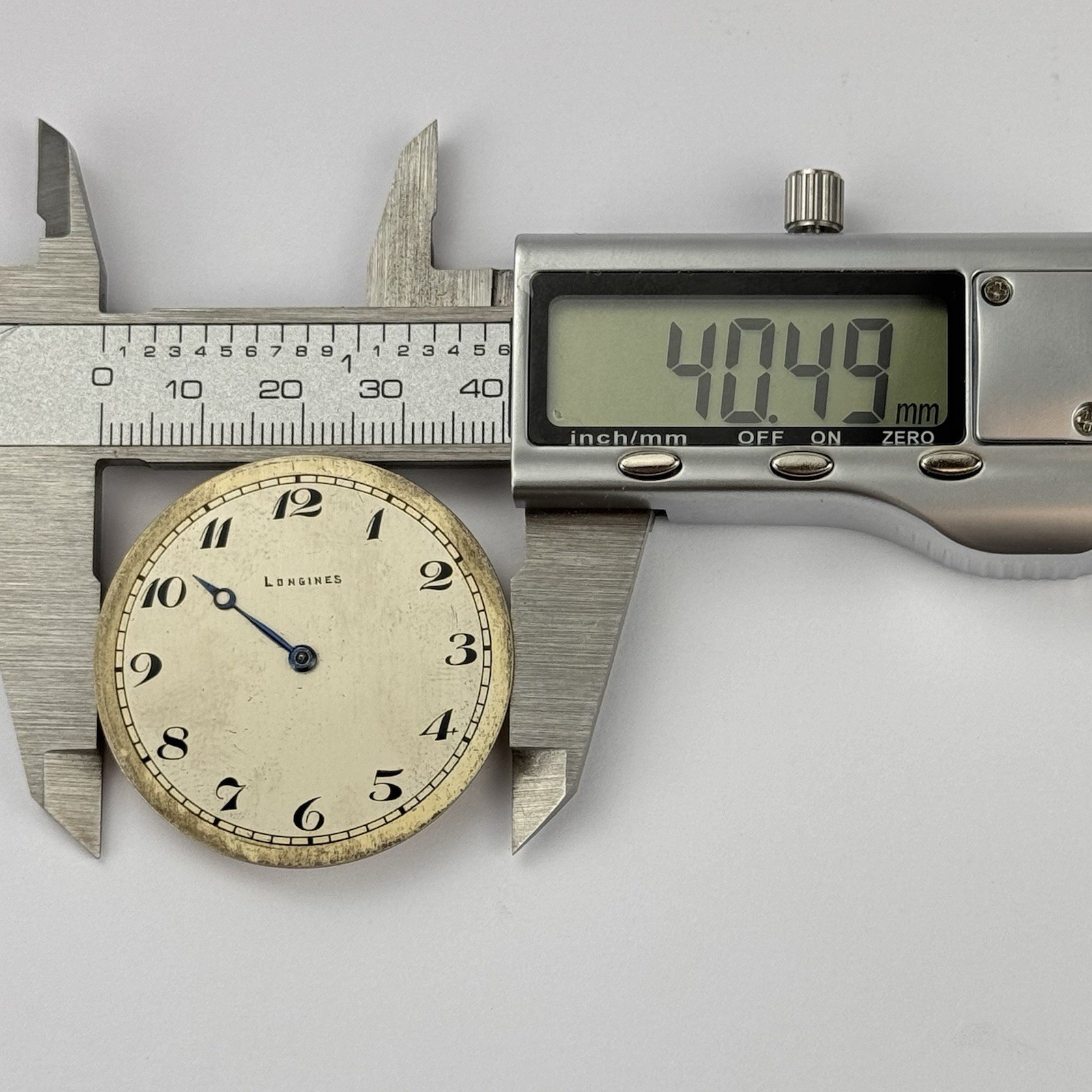 Longines Pocket Watch Movement 12s, 40.5mm 1916 Good Balance Parts Repair (918)