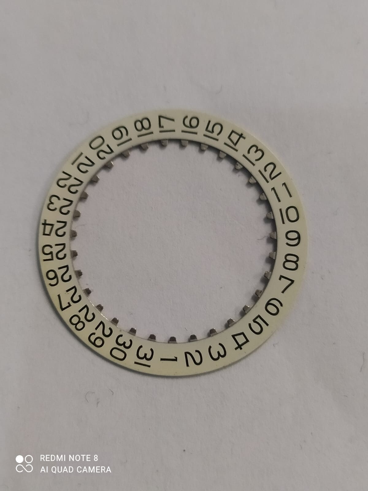 Longines L990.1/L990.2&L992.1/2&L993&L994.1 PART DATE DISK SILVER USED