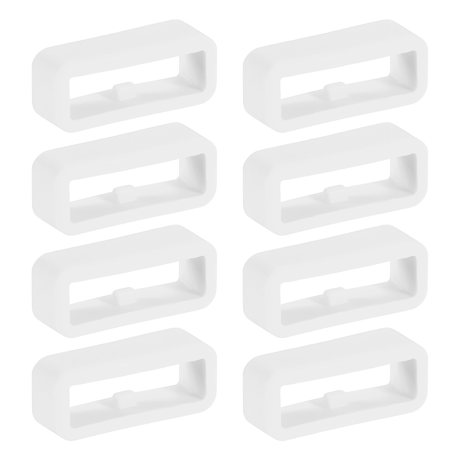 8 Pcs Watch Band Holder Loop, 18mm Universal Watch Replacement Band, White