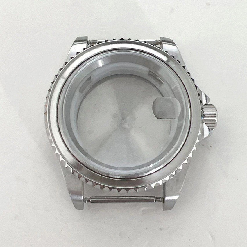 40mm Watch Case Solid-back Case with Aluminium Bezel for 8215/2813 Movement