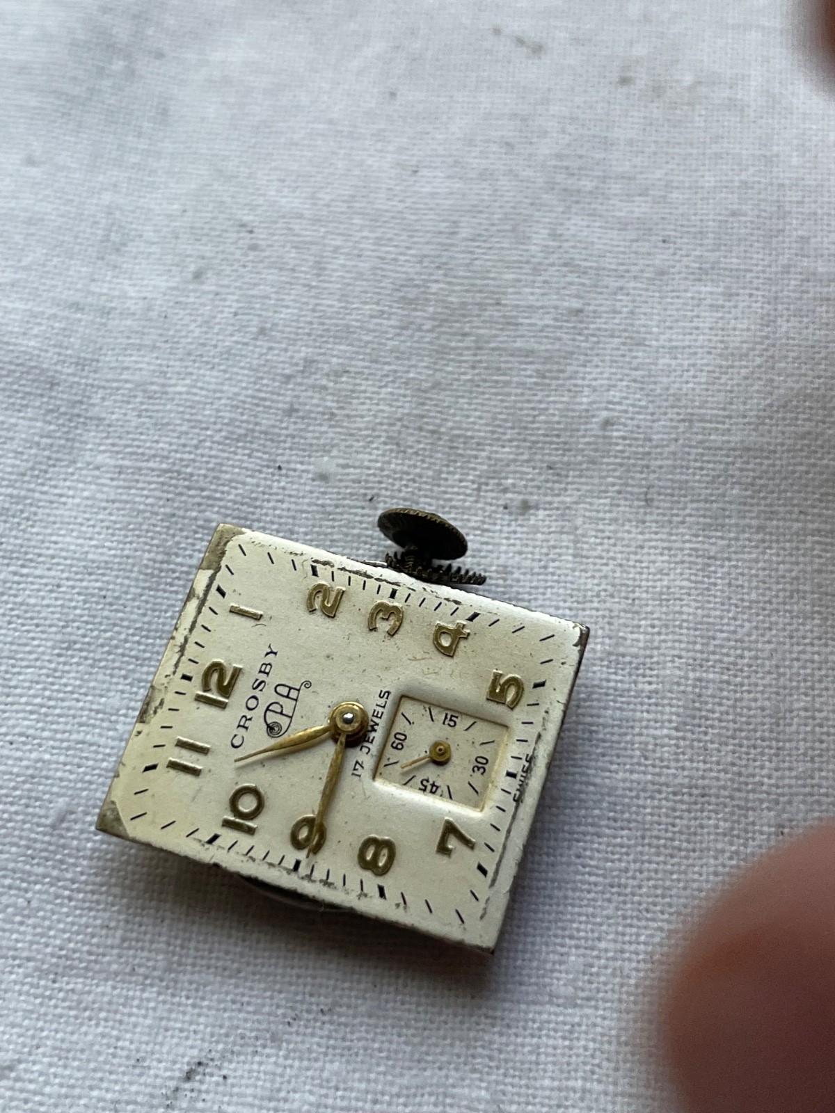 Crosby – movement for mens watch AS IS, lot 2105