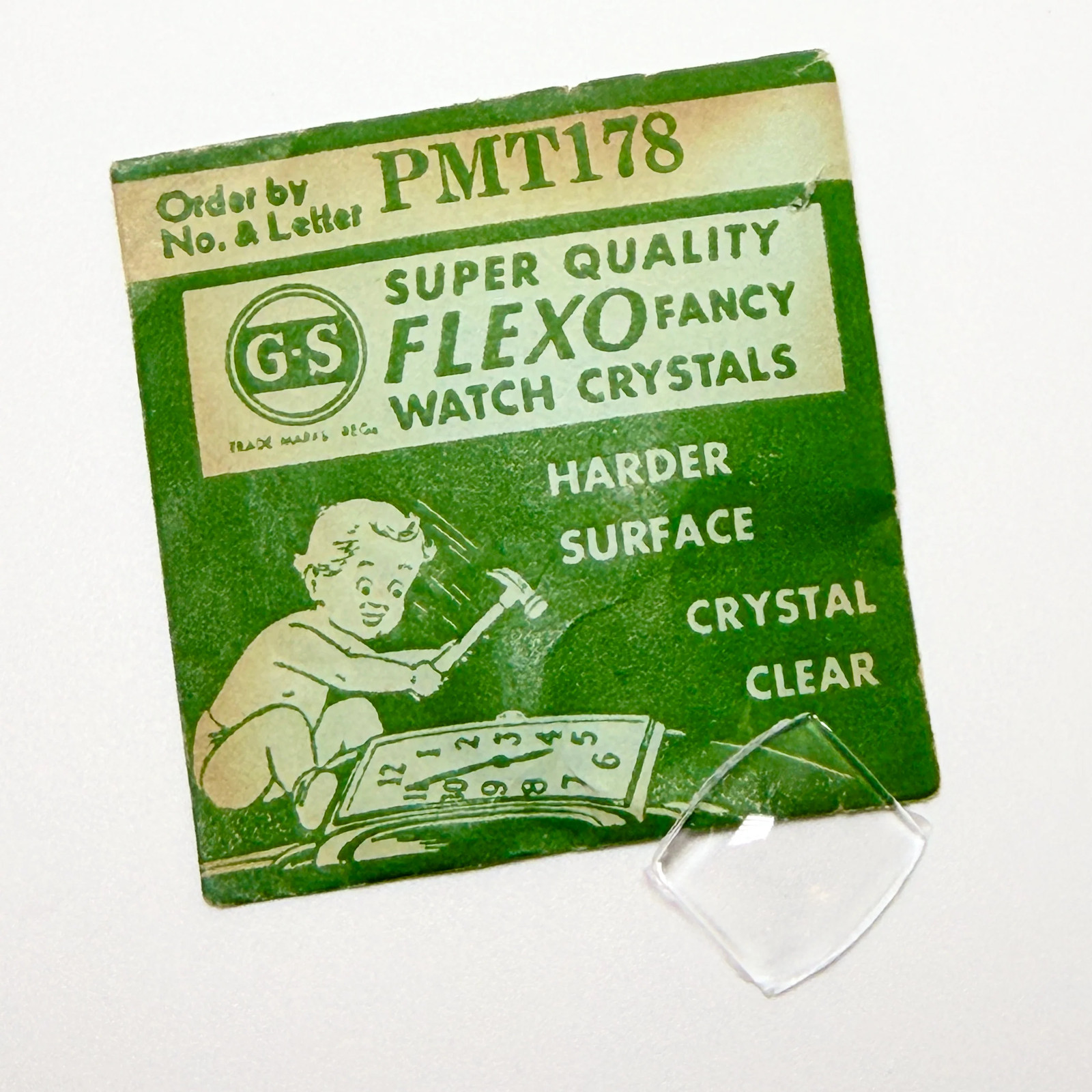 Tonneau / Barrel – G-S Flexo Acrylic Watch Crystals – New Old Stock