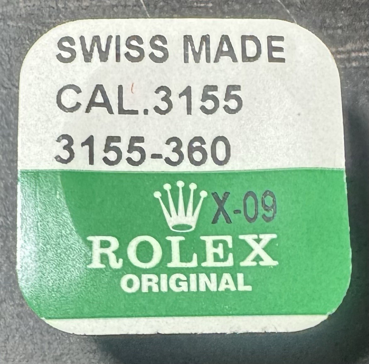 Rolex Cal. 3155 Part 360 Second Wheel 3155-360