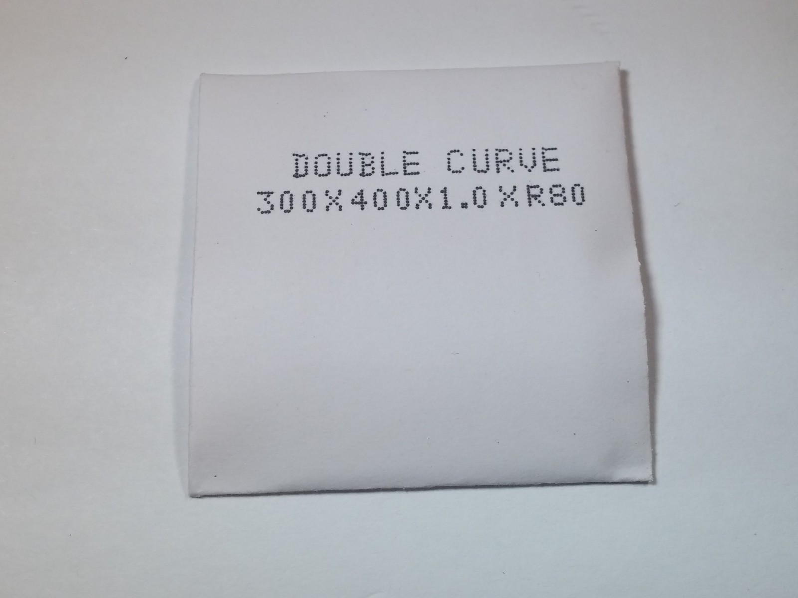Unbranded Gruen CMX crystal 30 x 40 x 1mm thick, XR70 double curve