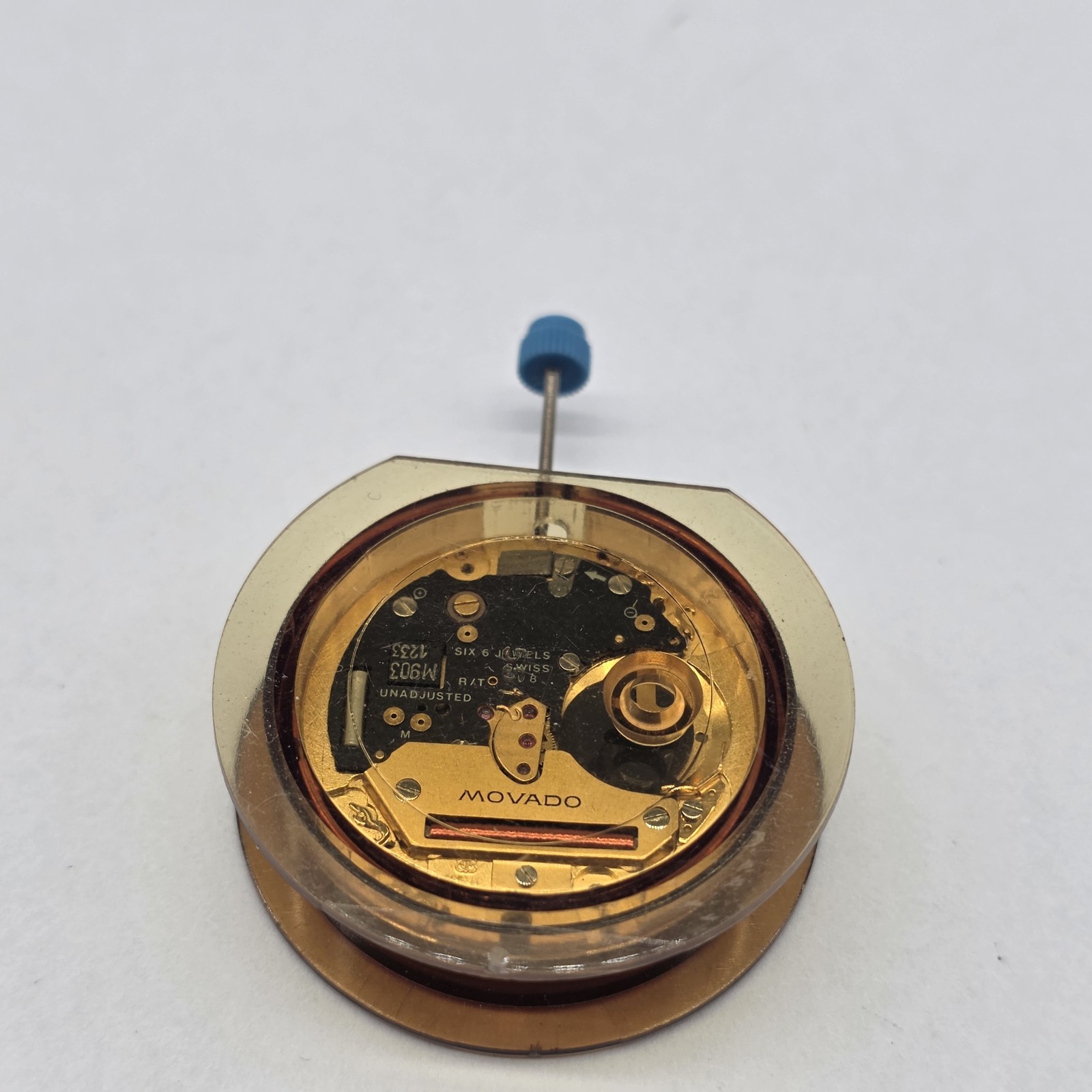 Movado ETA 255.111 Watch Movement Swiss 6 Jewels Untested Parts Or Repair #2