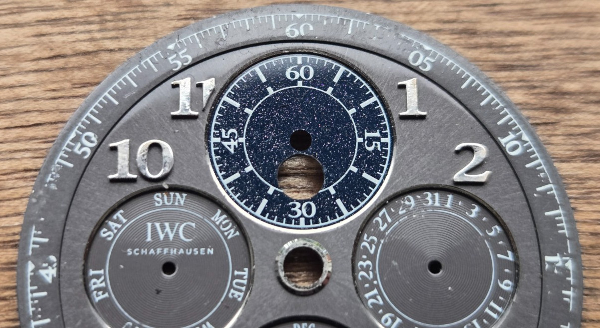 IWC Da Vinci Calendar Chronograph ref 392103 Dial 35.75mm