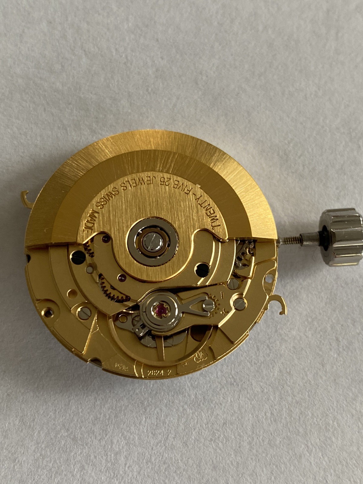 NOS GENUINE ETA 2824-2 AUTOMATIC WATCH PART MOVEMENT 25 JEWEL SWISS MADE