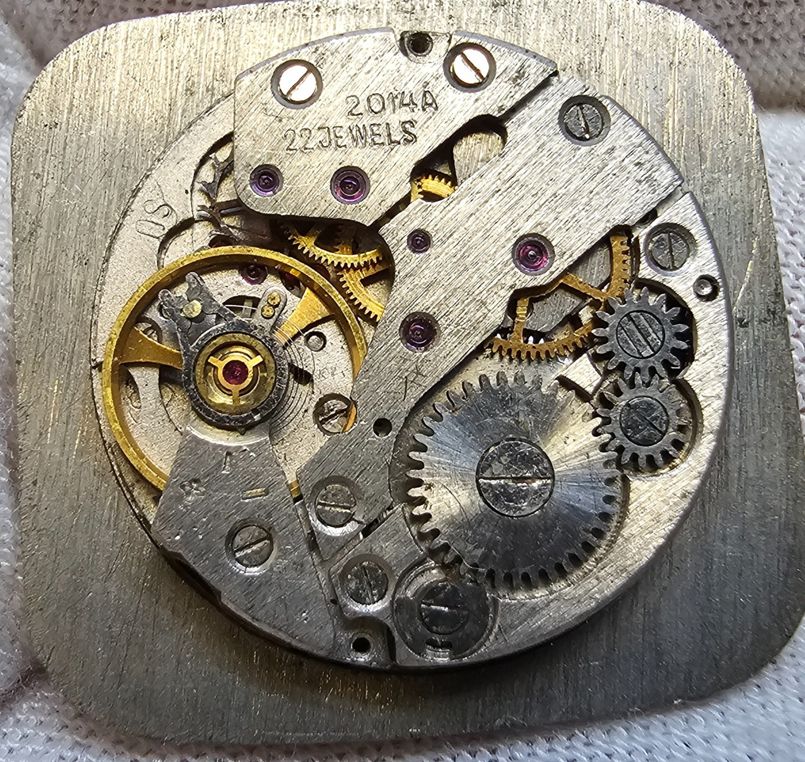Vintage Soviet Mechananical Watch Movement Zarya USSR Watch Mechanism 2 pcs
