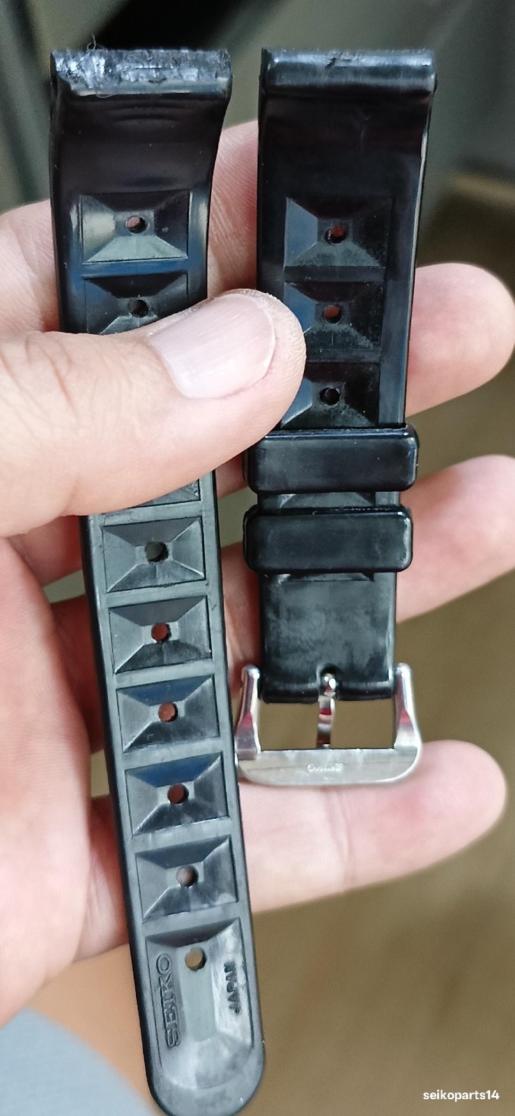 SEIKO CHOCO BAR STRAP ORIGINAL TO SEIKO DIVER VINTAGE 19mm 6217 6159 6215 6105