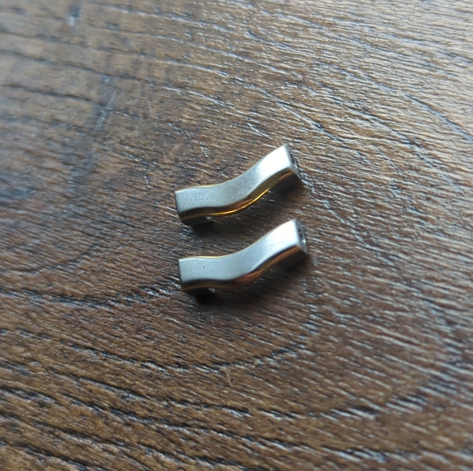 2 x Ebel 12mm Classic Wave Ladies Watch Bracelet Links (No Screw/Pins) (BT69)