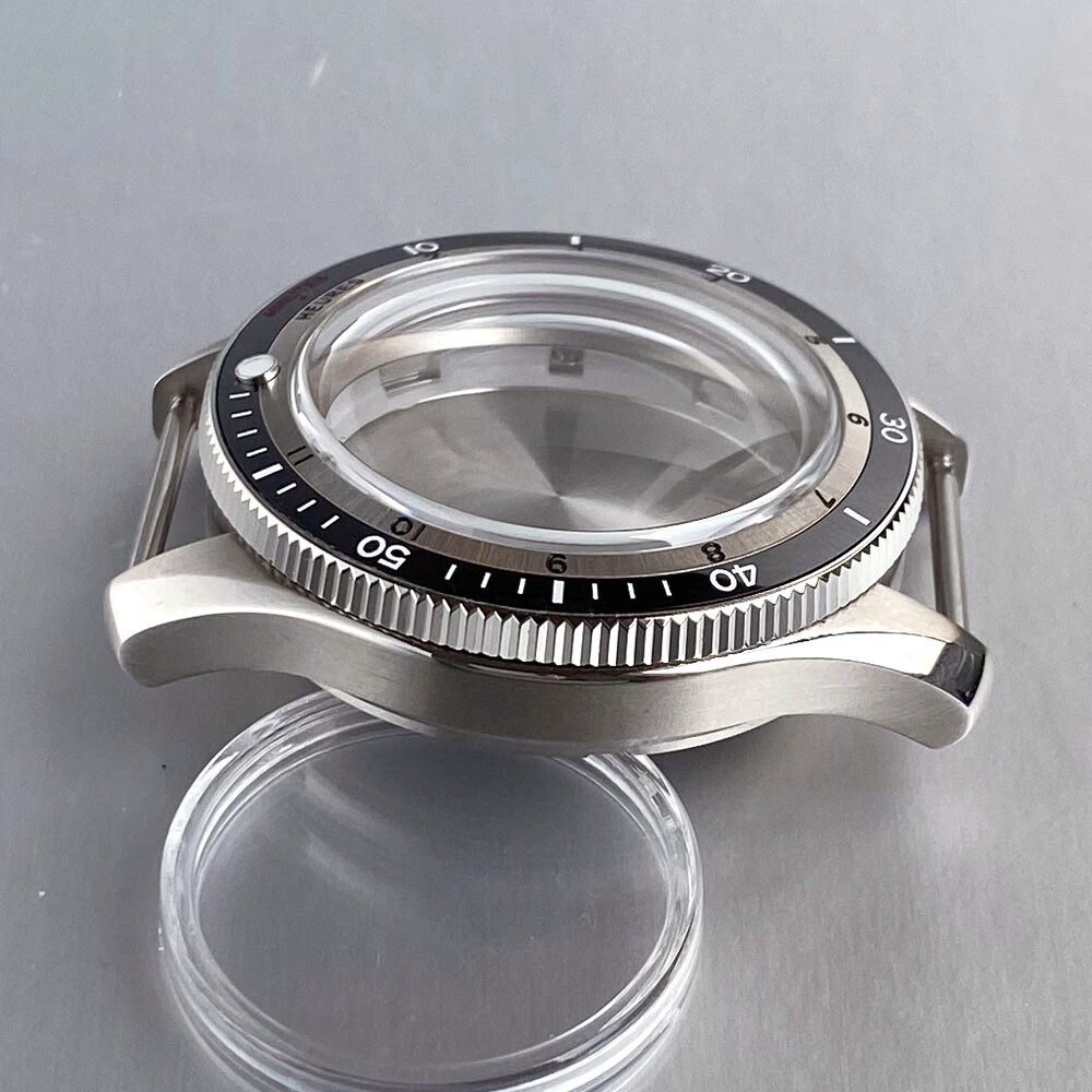 40mm 20ATM Diving Watch Case Chapter Ring Fit NH34 GMT NH34A 29mm Lume Dial