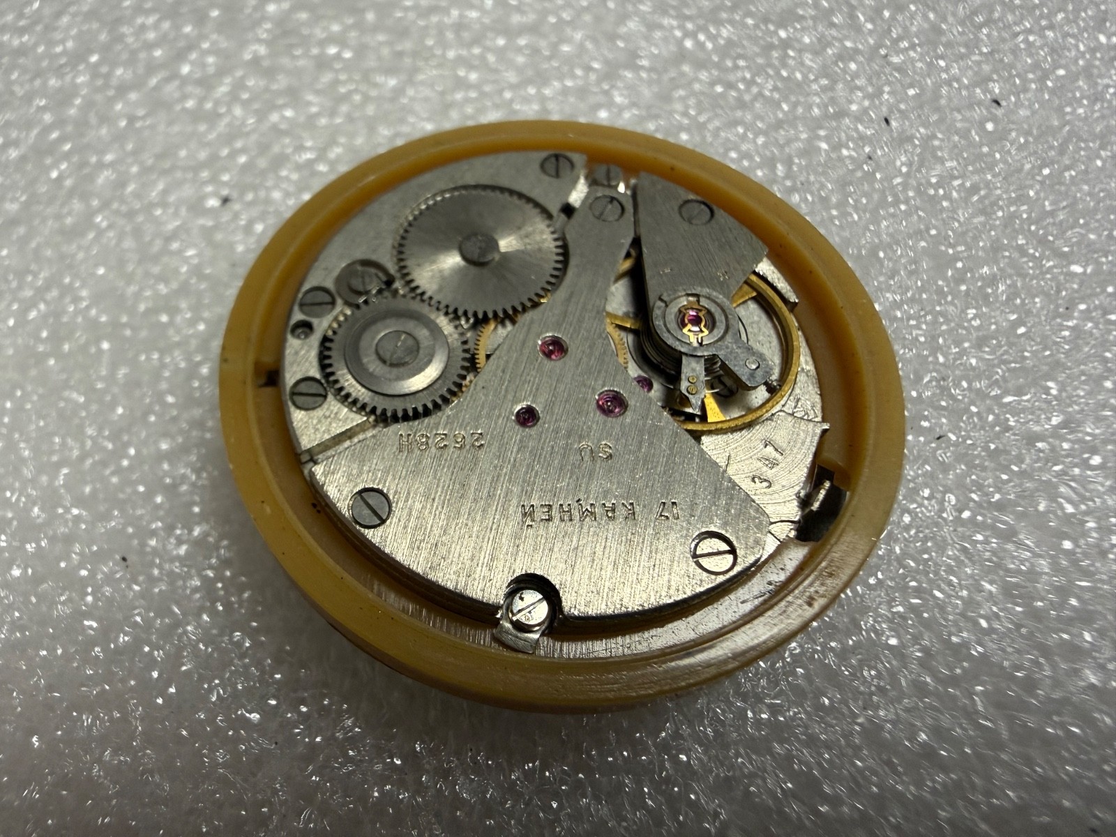 Vintage USSR Watch Movement CHAIKA / Poljot Cal. 2628H – For Parts