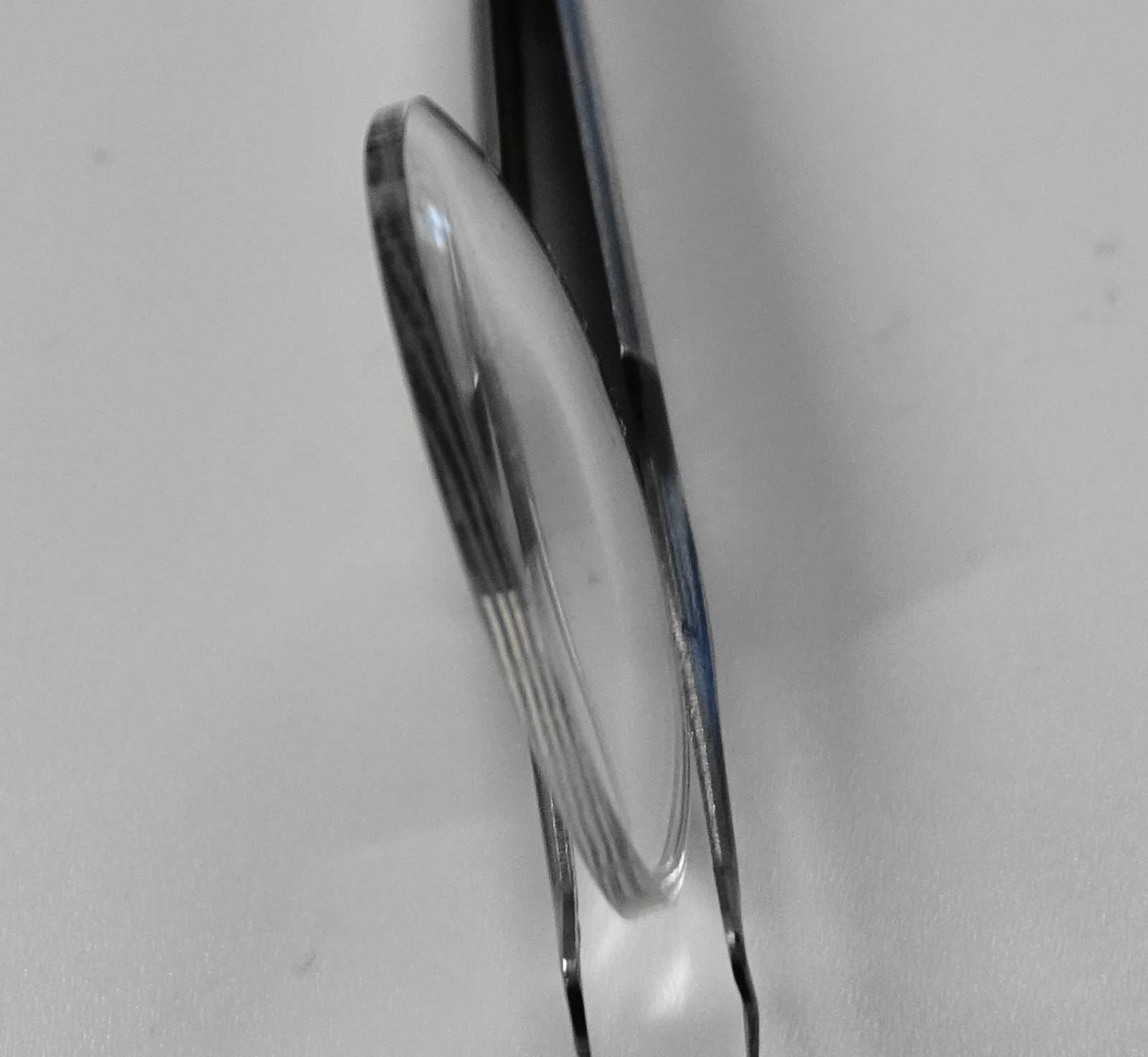 ROBUR OVAL Watch Glass 31.1 X 28.4 mm CAT.4 BOMBÉ Clear Acrylic, 3.9 mm