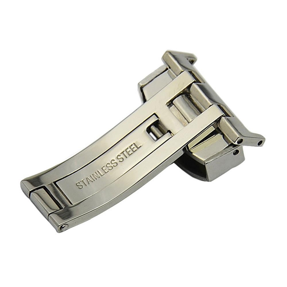 Folding Clasp 316L Stainless Steel 14 16 18 20mm Watch Band Deployant Buckle