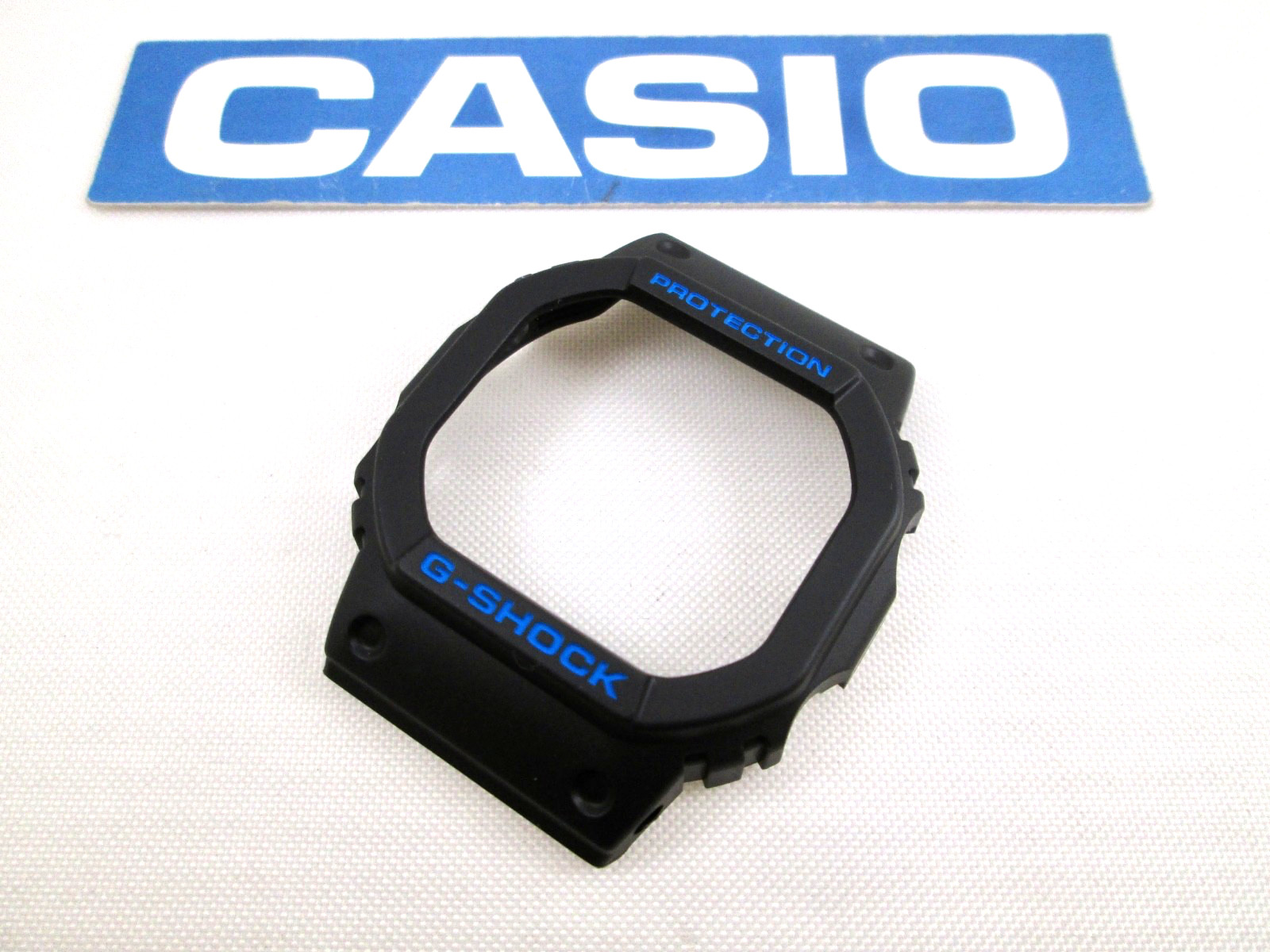 Genuine Casio G-Shock DW-5600BBM DW5600BBM black resin watch bezel, case cover