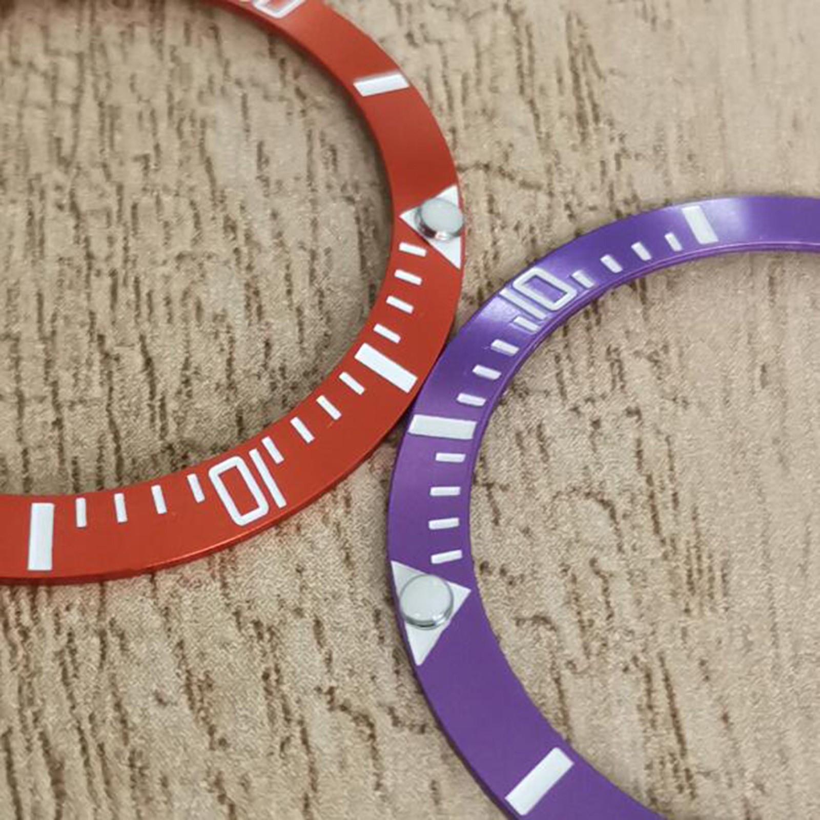 Aluminum Watch Bezel Insert Ring OD 38mm ID 30.5mm For 40mm SUB Diver Watch Case