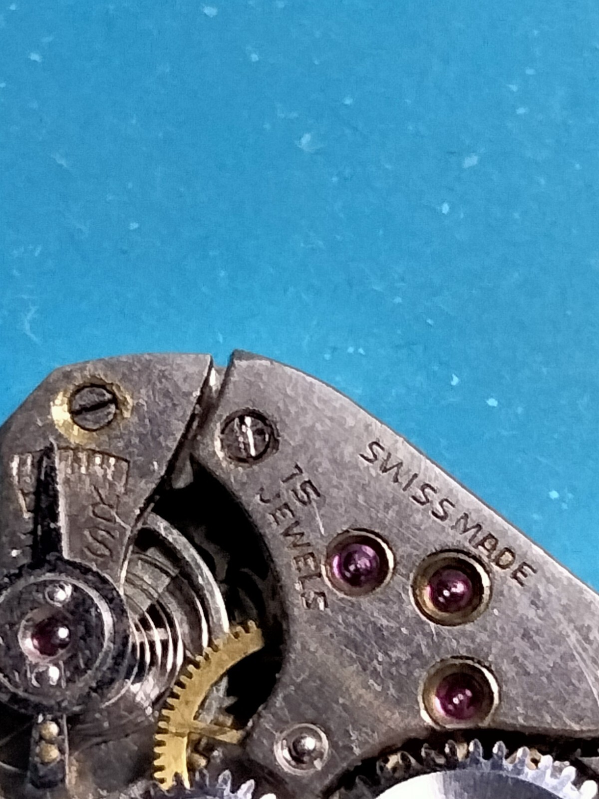 Rare Roamer / Meyer & Stüdeli MST 349 Watch Movement Suisse made. Year 1945