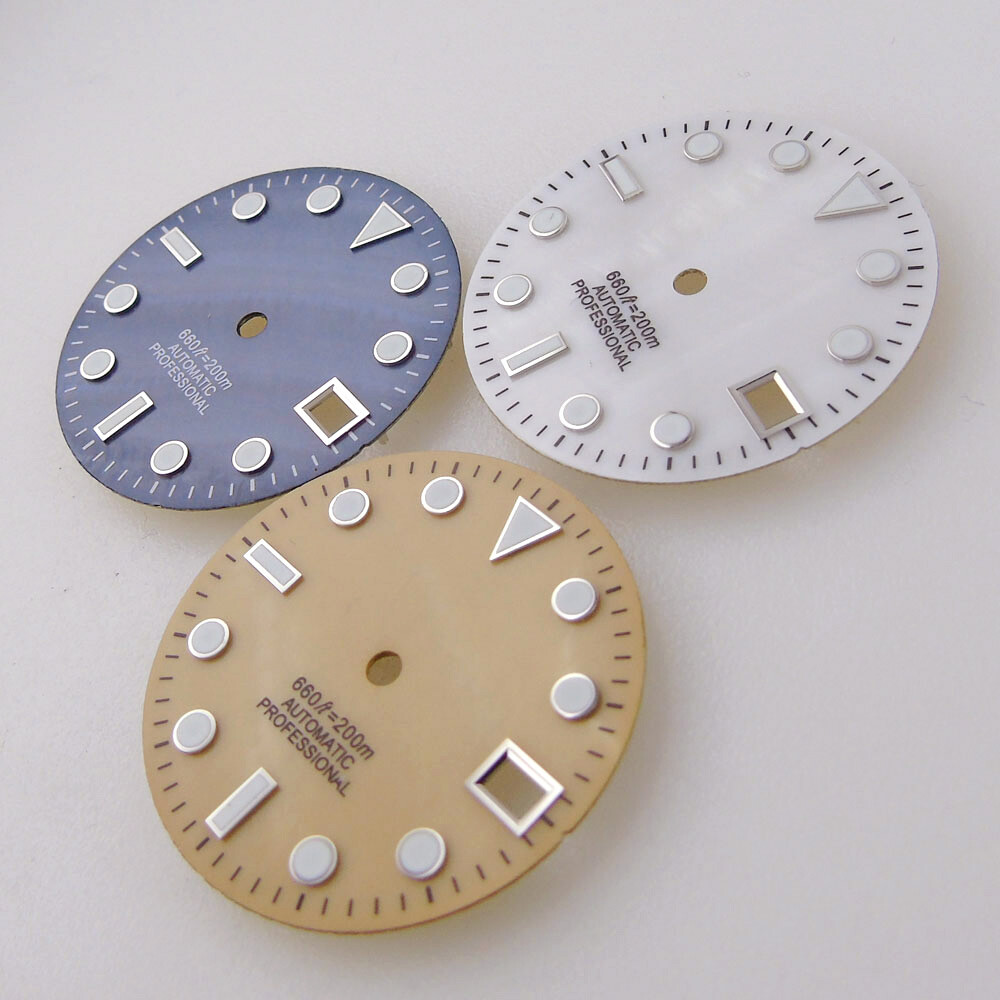 28.5mm Mother of Pearl Dial Hands Set Fit NH35A NH36A 7s26 Automatic Movement