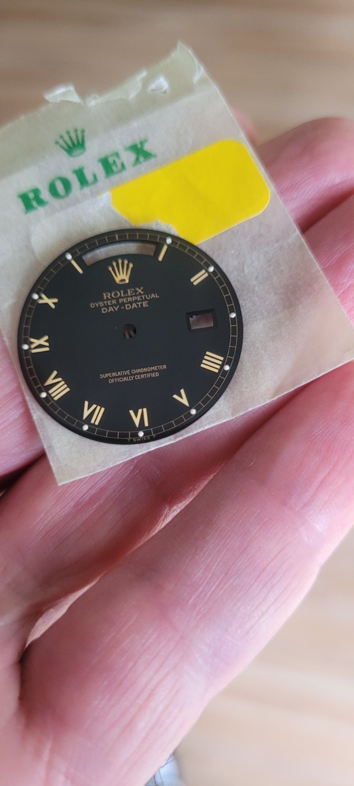 Vintage 100% Genuine Rolex President 18238 or 18038 rare skinny Roman black dial