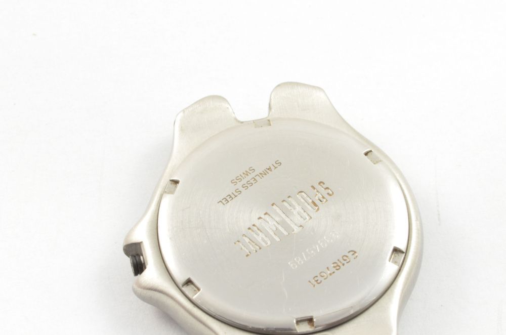 Ebel Sportwave Men’s Case with Case Back 6187631 Steel