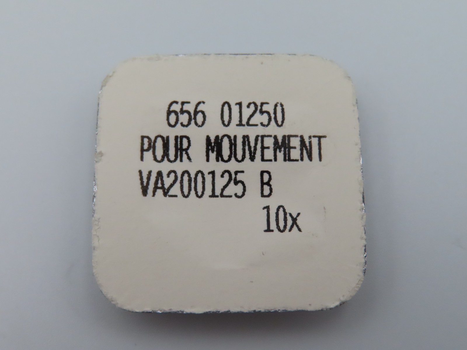 Cartier Pour Mouvement Holder Pack of 10 656 01250 VA200125 B 10x NOS Genuine