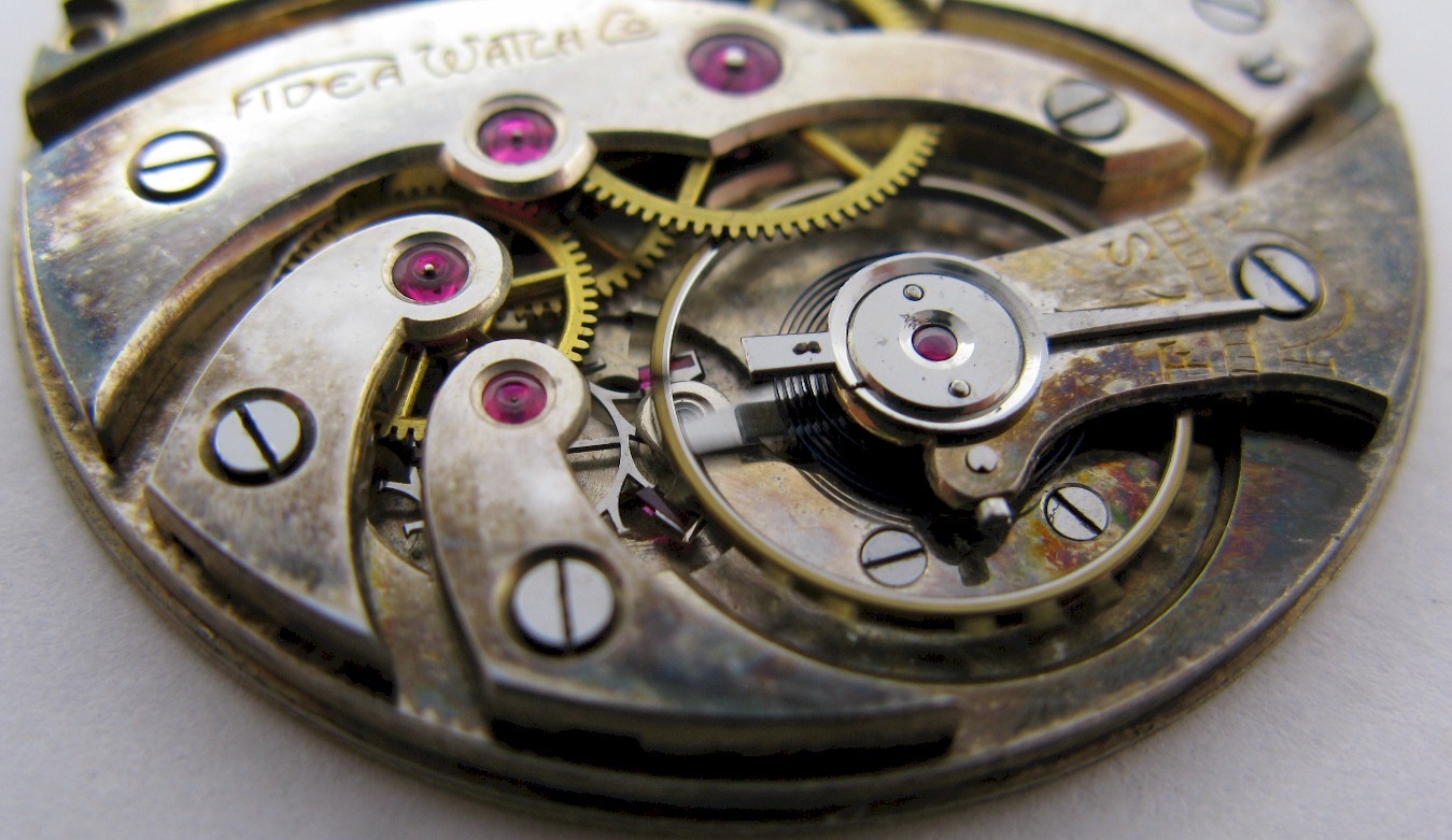 pocket watch movement for parts 17j., 4 adj. for parts … OF high grade …